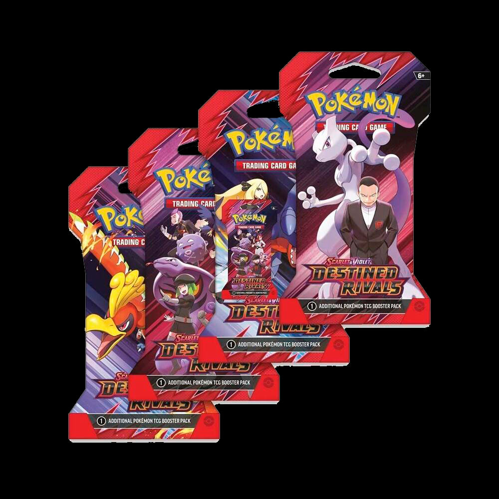 Destined Rivals Sleeved Booster Pack Art Bundle [Set of 4]