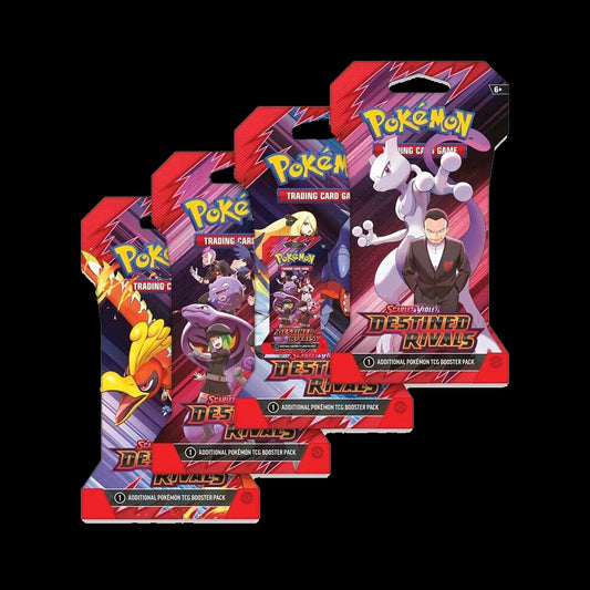 Destined Rivals Sleeved Booster Pack Art Bundle [Set of 4]