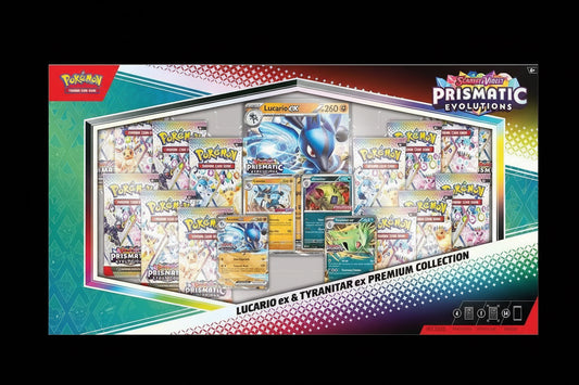 Prismatic Evolutions Lucario ex & Tyranitar ex Premium Collection (Sam's Club) # - Miscellaneous Cards & Products - Near Mint