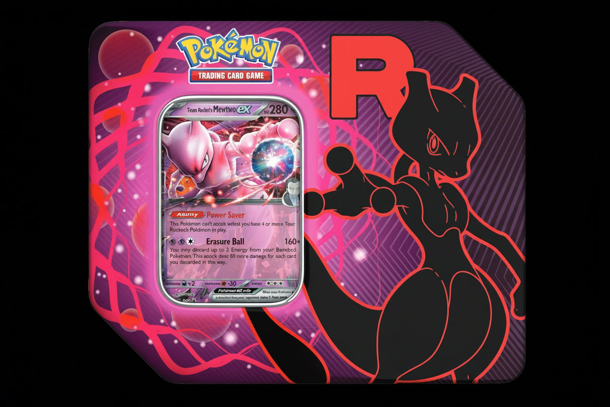 Team Rocket Tin [Team Rocket's Mewtwo ex] # - Miscellaneous Cards & Products - Near Mint