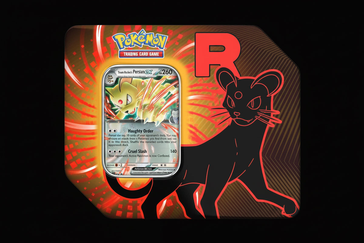 Team Rocket Tin [Team Rocket's Persian ex] # - Miscellaneous Cards & Products - Near Mint