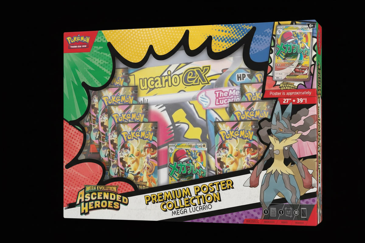 Premium Poster Collection: Mega Lucario # - ME: Ascended Heroes - Near Mint