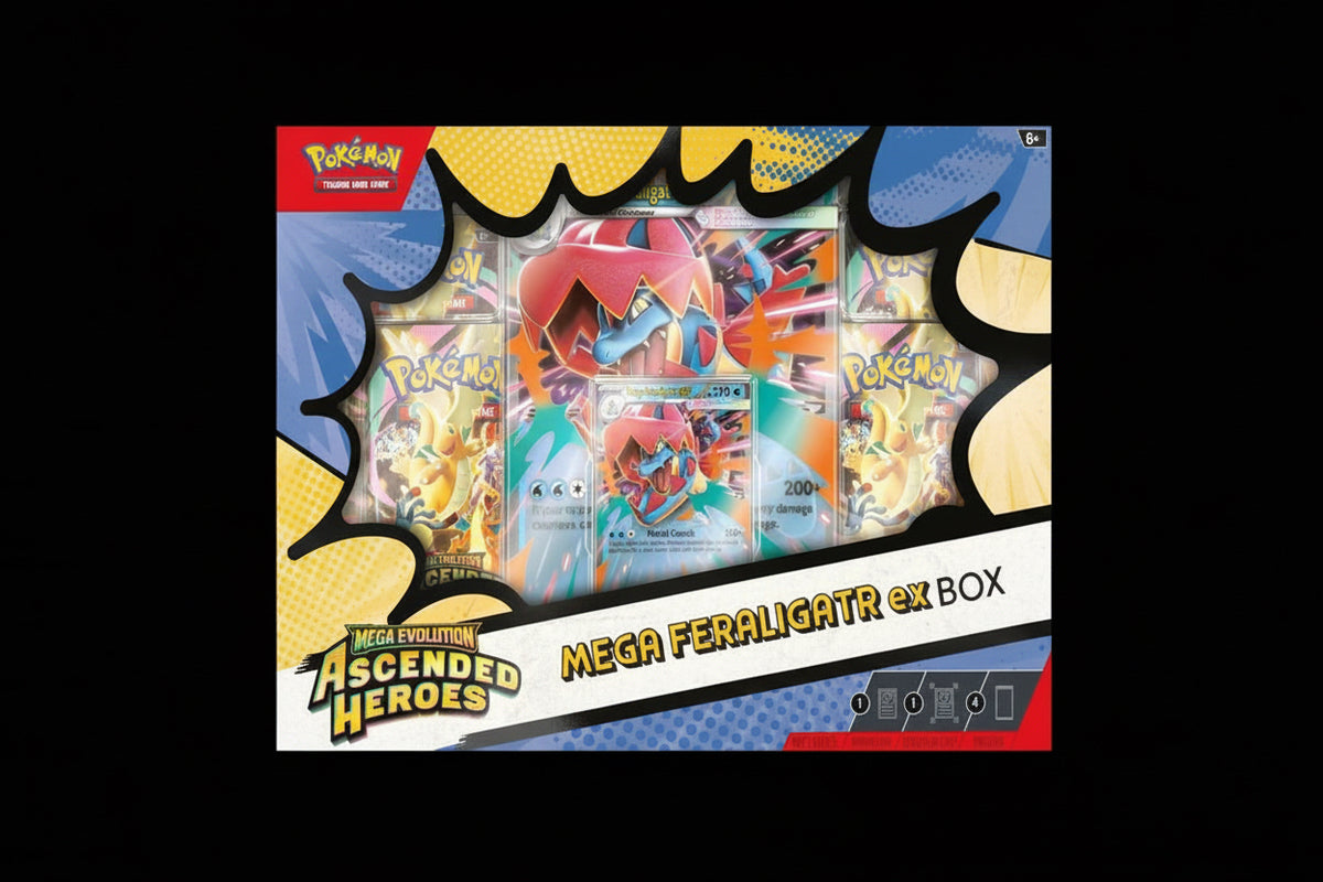 Ascended Heroes Mega Feraligatr ex Box # - ME: Ascended Heroes - Near Mint