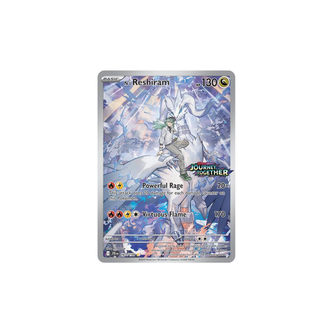 N's Reshiram - 167/159 (Journey Together Stamped) - SV09: Journey Together